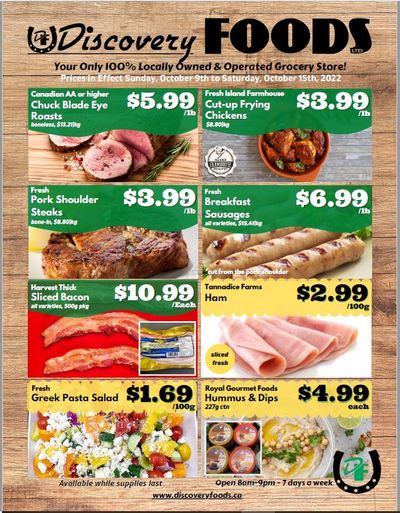 Discovery Foods Flyer October 9 to 15