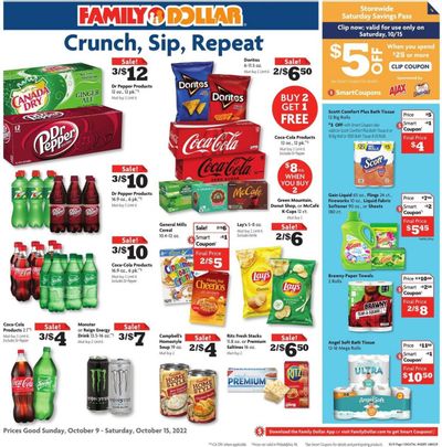 Family Dollar Weekly Ad Flyer Specials October 9 to October 15, 2022