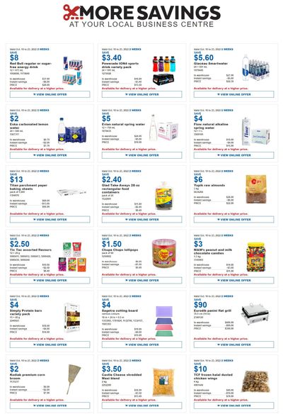 Costco Business Centre Instant Savings Flyer October 10 to 23