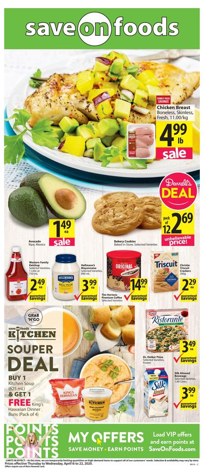 Save on Foods (SK) Flyer April 16 to 22