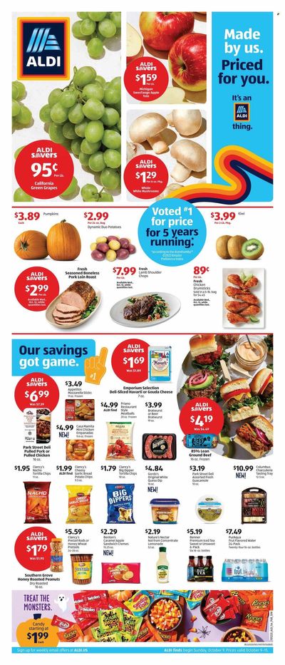 ALDI (MI, MN, NJ, NY, PA, VT) Weekly Ad Flyer Specials October 9 to October 15, 2022