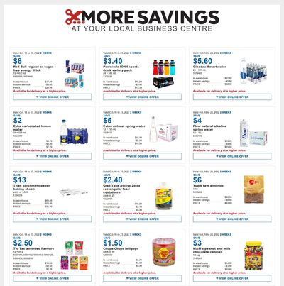 Costco Canada Business Centre Instant Savings Coupons / Flyer, until October 23