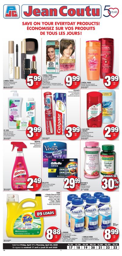 Jean Coutu (ON) Flyer April 17 to 23