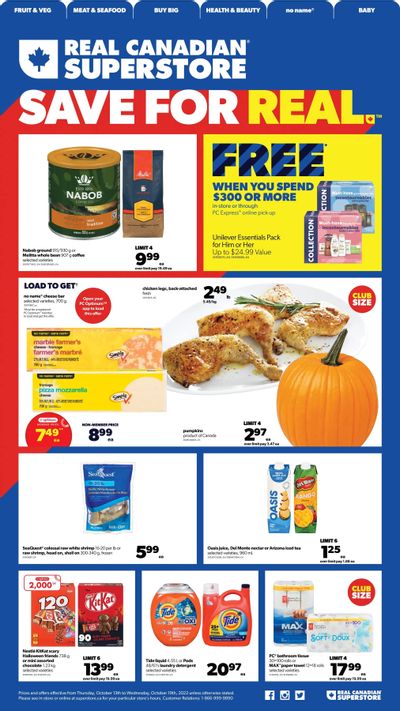 Real Canadian Superstore (West) Flyer October 13 to 19