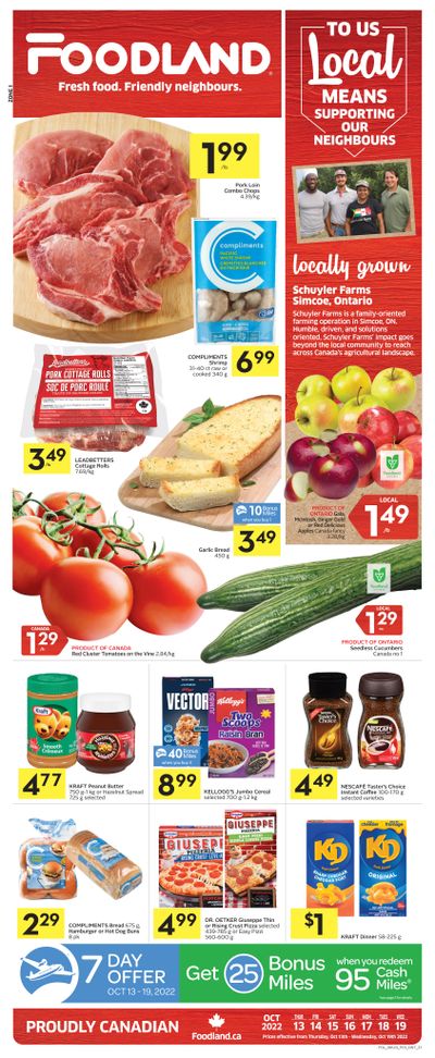 Foodland (ON) Flyer October 13 to 19