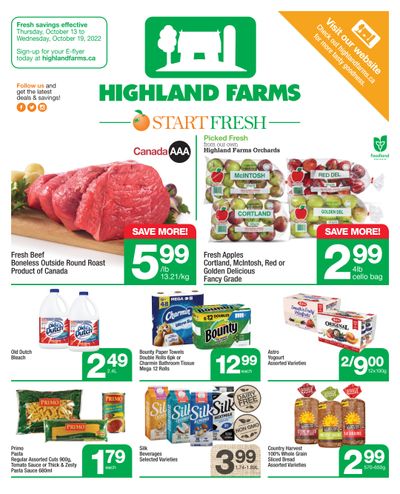 Highland Farms Flyer October 13 to 19