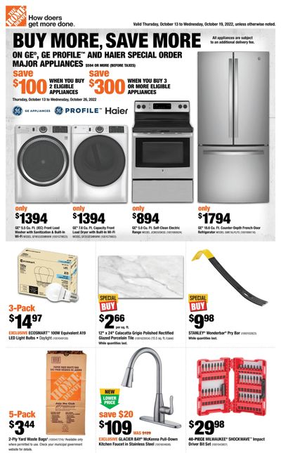 Home Depot (ON) Flyer October 13 to 19