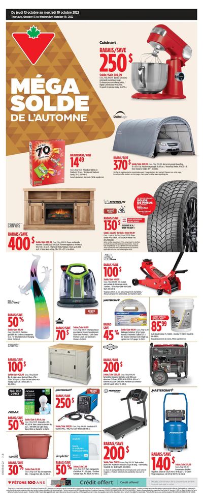 Canadian Tire (QC) Flyer October 13 to 19