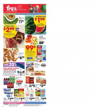 Fry’s Weekly Ad & Flyer April 15 to 21