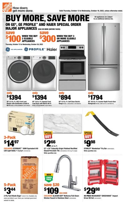 Home Depot (BC) Flyer October 13 to 19
