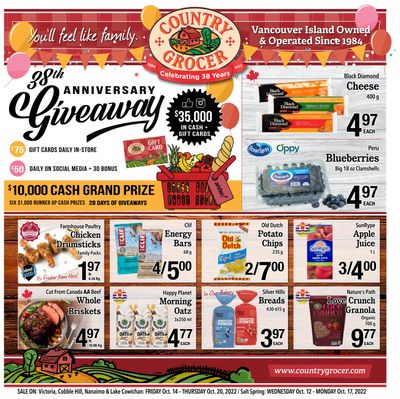 Country Grocer (Salt Spring) Flyer October 12 to 17