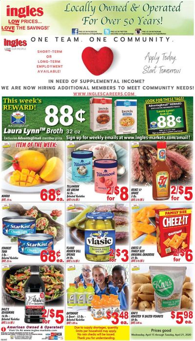 Ingles Weekly Ad & Flyer April 15 to 21