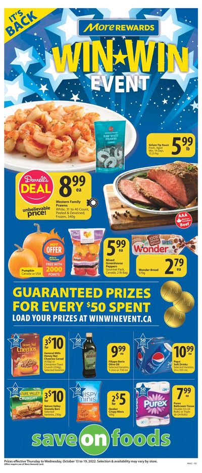 Save on Foods (AB) Flyer October 13 to 19