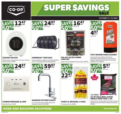 Co-op (West) Home Centre Flyer October 13 to 19