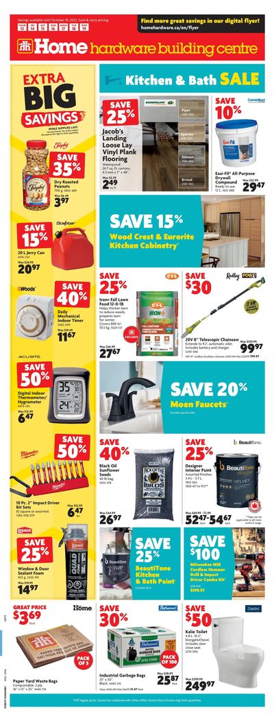 Home Hardware Building Centre (ON) Flyer October 13 to 19