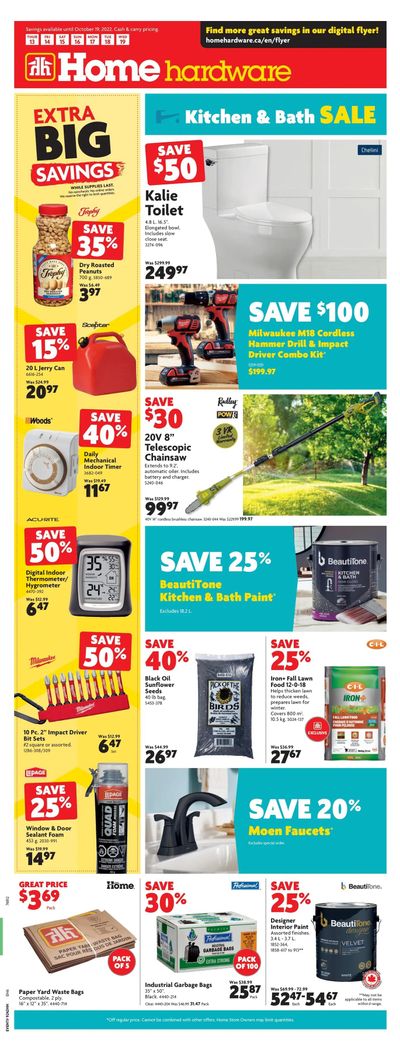 Home Hardware (ON) Flyer October 13 to 19