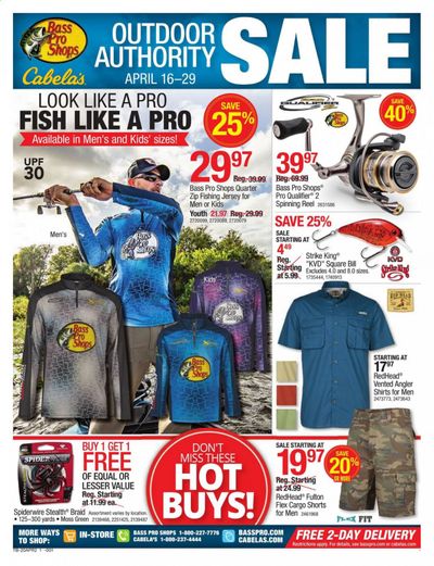Cabela's Weekly Ad & Flyer April 16 to 29