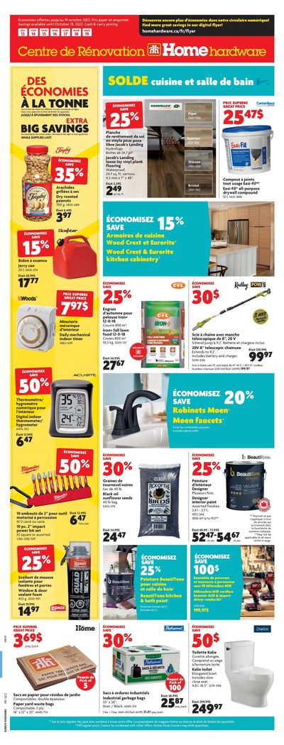 Home Hardware Building Centre (QC) Flyer October 13 to 19