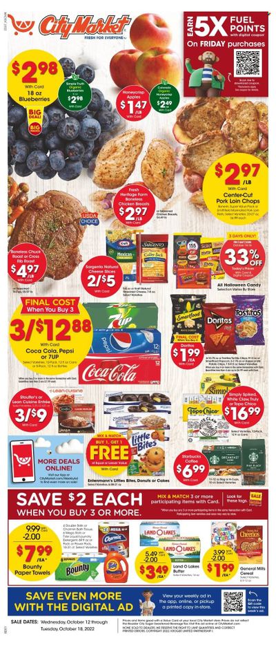 City Market (CO, UT, WY) Weekly Ad Flyer Specials October 12 to October 18, 2022