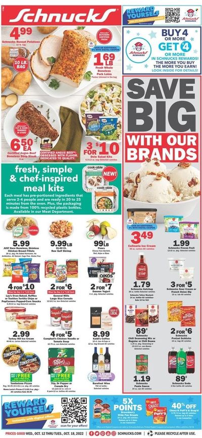 Schnucks (IA, IL, IN, MO) Weekly Ad Flyer Specials October 12 to October 18, 2022