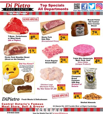 Di Pietro Food Centre Flyer October 13 to 19