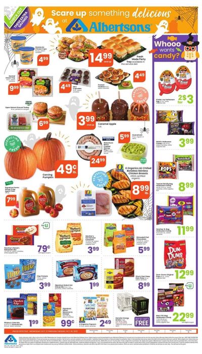 Albertsons (CA, ID, LA, MT, OR, TX, WA) Weekly Ad Flyer Specials October 12 to October 18, 2022