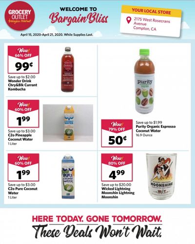 Grocery Outlet Weekly Ad & Flyer April 15 to 21