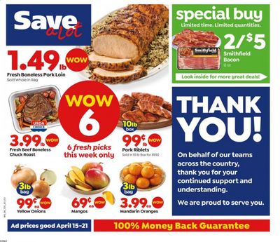Save a Lot Weekly Ad & Flyer April 15 to 21