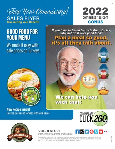 Commissary Weekly Ad Flyer Specials October 10 to October 23, 2022