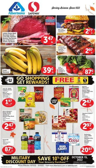 Safeway (AZ, CO, ID, MT, NE, NM) Weekly Ad Flyer Specials October 12 to October 18, 2022
