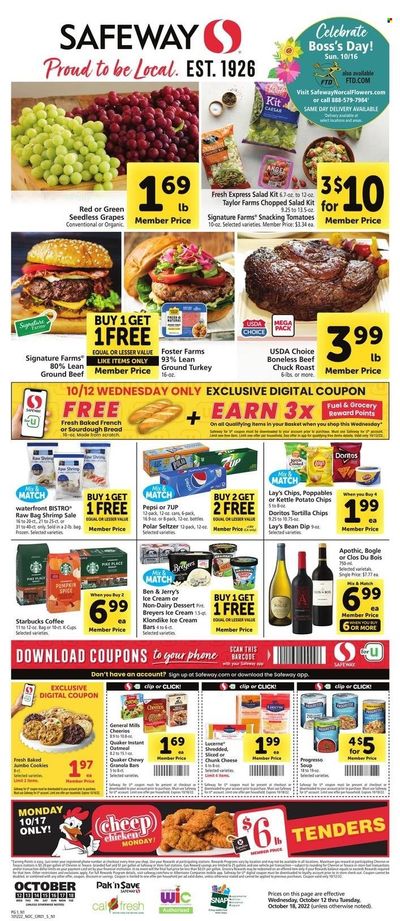Safeway (CA, HI, OR, WA) Weekly Ad Flyer Specials October 12 to October 18, 2022