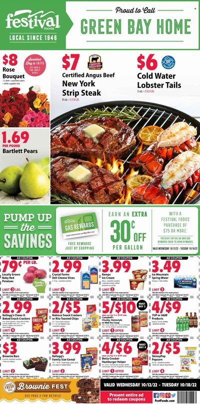 Festival Foods (WI) Weekly Ad Flyer Specials October 12 to October 18, 2022