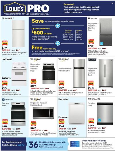 Lowe's Weekly Ad Flyer Specials October 10 to October 14, 2022