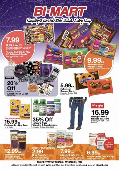 Bi-Mart (ID, OR, WA) Weekly Ad Flyer Specials October 12 to October 25, 2022