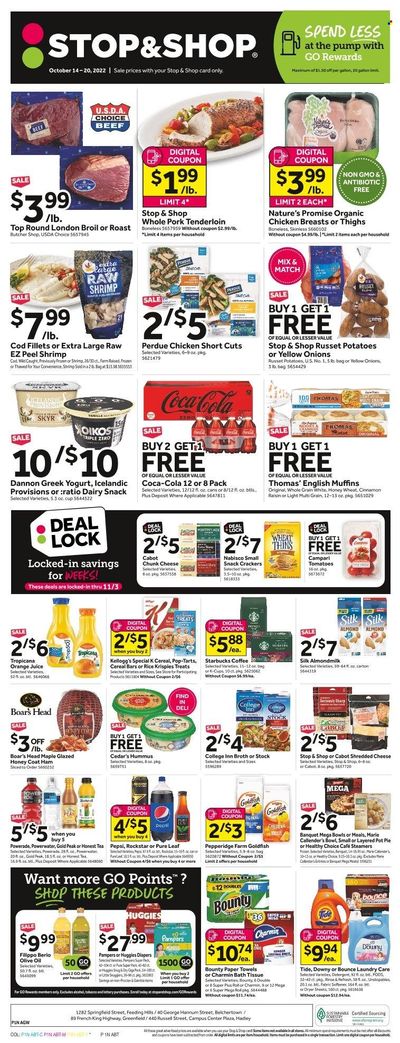 Stop & Shop (MA) Weekly Ad Flyer Specials October 14 to October 20, 2022