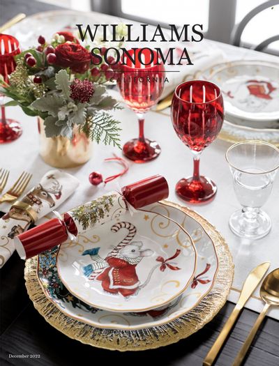 Williams-Sonoma Weekly Ad Flyer Specials December 1 to December 31, 2022