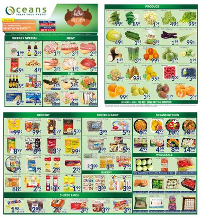 Oceans Fresh Food Market (West Dr., Brampton) Flyer October 14 to 20