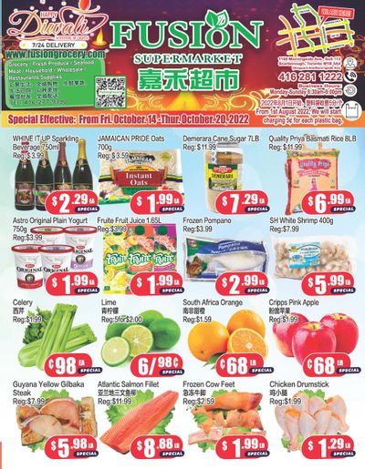 Fusion Supermarket Flyer October 14 to 20