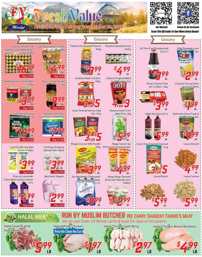 Fresh Value Flyer October 14 to 20
