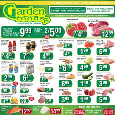 Garden Foods Flyer October 14 to 20