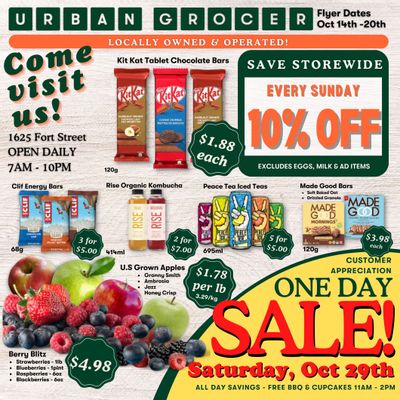 Urban Grocer Flyer October 14 to 20