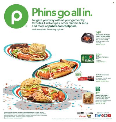 Publix (AL, FL, GA, NC, SC, TN) Weekly Ad Flyer Specials October 13 to October 19, 2022