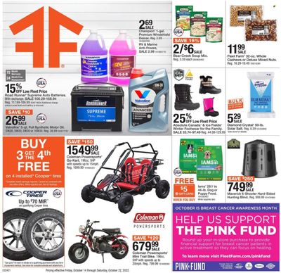 Fleet Farm (IA, MN, ND, WI) Weekly Ad Flyer Specials October 14 to October 22, 2022