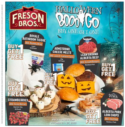 Freson Bros. Flyer October 21 to 27