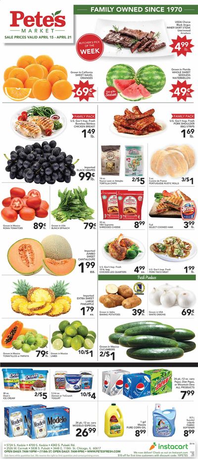Pete's Fresh Market Weekly Ad & Flyer April 15 to 21