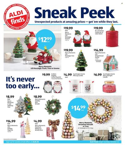 ALDI (MI, MN, NJ, NY, PA, VT) Weekly Ad Flyer Specials October 23 to October 29, 2022