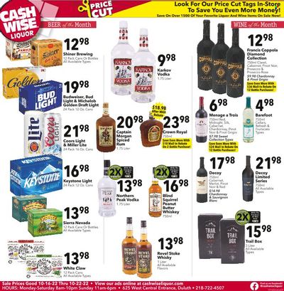 Cash Wise Liquor Only (MN) Weekly Ad Flyer Specials October 16 to October 22, 2022