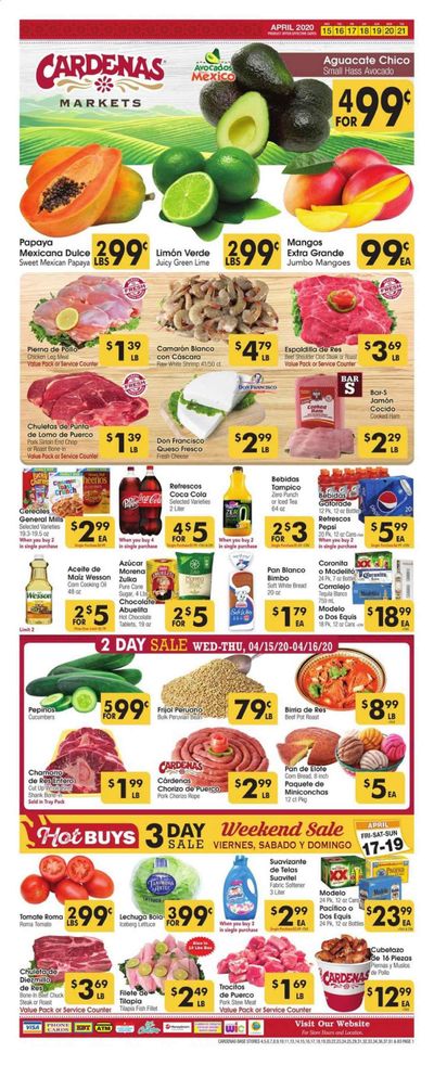 Cardenas Weekly Ad & Flyer April 15 to 21