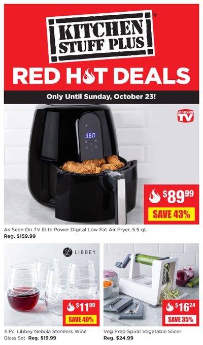 Kitchen Stuff Plus Red Hot Deals Flyer October 17 to 23