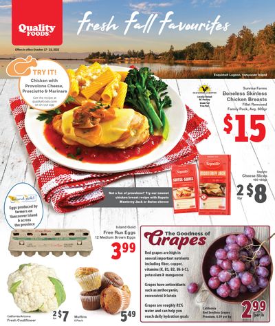 Quality Foods Flyer October 17 to 23